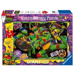 , , , PUZZLE RAVENSBURGER PUZZLE 60 PZ GIANT TEENAGE MUTANT NINJA TURTLES