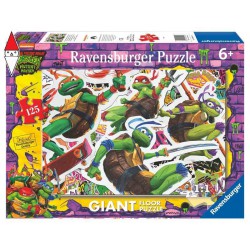 , , , PUZZLE RAVENSBURGER PUZZLE 125 GIANT TEENAGE MUTANT NINJA TURTLES