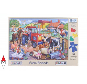 THE HOUSE OF PUZZLES, , , PUZZLE ANIMALI THE HOUSE OF PUZZLES CAMPAGNA PEZZI XXL FARM FRIENDS