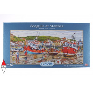 , , , PUZZLE PAESAGGI GIBSONS PORTI SEAGULLS AT STAITHES 636 PZ