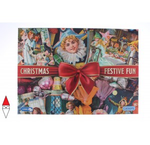 , , , PUZZLE TEMATICO GIBSONS NATALE CHRISTMAS FESTIVE FUN 1000 PZ