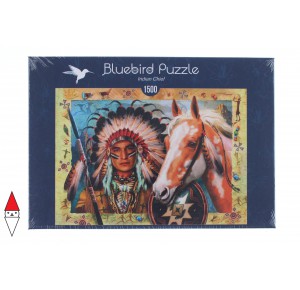 , , , PUZZLE TEMATICO BLUEBIRD INDIANI INDIAN CHIEF 1500 PZ