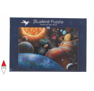 , , , PUZZLE TEMATICO BLUEBIRD SPAZIO PLANETS AND THEIR MOONS 500 PZ