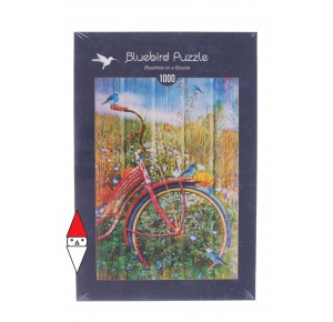 , , , PUZZLE TEMATICO BLUEBIRD BICICLETTE BLUEBIRDS ON A BICYCLE 1000 PZ