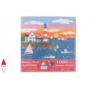 , , , PUZZLE GRAFICA SUNSOUT MARK FROST TRIANGLE POINT LIGHTHOUSE 1000 PZ