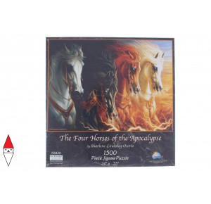 , , , PUZZLE ANIMALI SUNSOUT LINDSBURG-OSORIO FOUR HORSES OF THE APOCALYPSE 1500 PZ