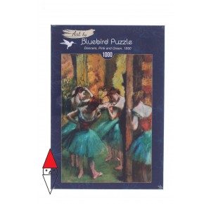 , , , PUZZLE ARTE BLUEBIRD IMPRESSIONISMO DEGAS DANCERS PINK AND GREEN 1890 1000 PZ