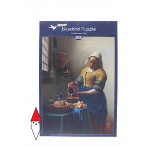 , , , PUZZLE ARTE BLUEBIRD JOHANNES VERMEER THE MILKMAID 1658-1661 3000 PZ