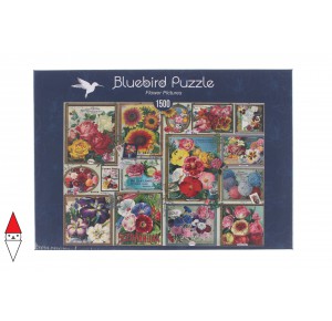 , , , PUZZLE OGGETTI BLUEBIRD FIORI E GIARDINI FLOWER PICTURES 1500 PZ