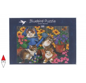 , , , PUZZLE ANIMALI BLUEBIRD GATTI GARDEN MISCHIEF 70489