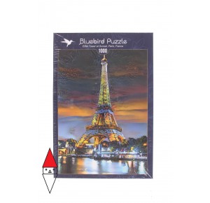 , , , PUZZLE PAESAGGI BLUEBIRD EIFFEL TOWER AT SUNSET PARIS FRANCE 1000 PZ