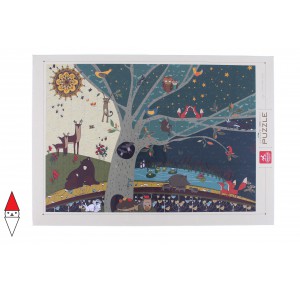 , , , PUZZLE GRAFICA DEICO NATURE COLLECTION DAY AND NIGHT 1000 PZ