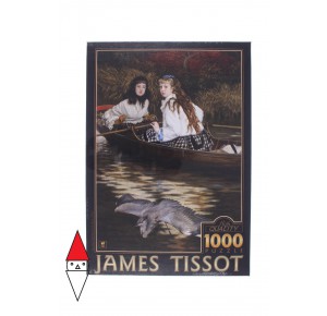 , , , PUZZLE ARTE DTOYS PITTURA 1800 JAMES TISSOT ON THE THAMES A HERON 1000 PZ