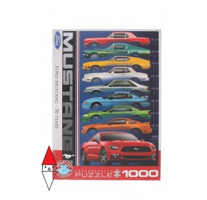 , , , PUZZLE TEMATICO EUROGRAPHICS AUTOMOBILI FORD MUSTANG 50 YEARS 1000 PZ