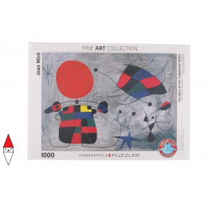, , , PUZZLE ARTE EUROGRAPHICS THE SMILE OF THE FLAMBOYANT WINGS MIRO 1000 PZ
