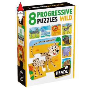 , , , PUZZLE HEADU 8 PROGRESSIVE PUZZLES WILD