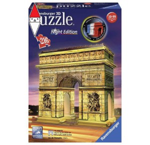 , , , PUZZLE RAVENSBURGER PUZZLE 3D ARCO DI TRIONFO NIGHT EDITION