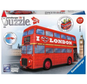 , , , PUZZLE RAVENSBURGER PUZZLE 3D LONDON BUS