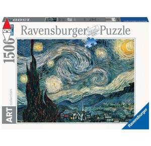 , , , PUZZLE ARTE RAVENSBURGER VAN GOGH NOTTE STELLATA 1500 PZ