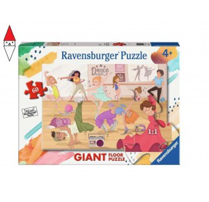 , , , PUZZLE RAVENSBURGER PUZZLE 60 GIANT L ORA DI DANZA 3177