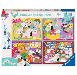 , , , PUZZLE RAVENSBURGER PUZZLE 4X100 SQUISHMALLOWS 5715