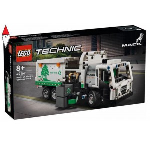 , , , COSTRUZIONE LEGO CAMION DELLA SPAZZATURA MACK LR ELECTRIC