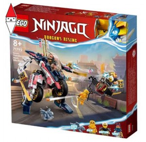 , , , COSTRUZIONE LEGO MOTO-MECH TRANSFORMER DI SORA