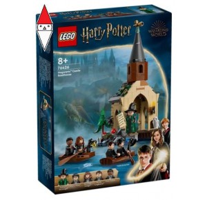 , , , COSTRUZIONE LEGO LA RIMESSA PER LE BARCHE DEL CASTELLO DI HOGWARTS