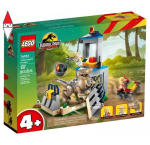 , , , COSTRUZIONE LEGO LA FUGA DEL VELOCIRAPTOR