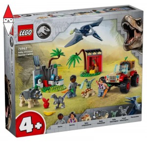 , , , COSTRUZIONE LEGO CENTRO DI SOCCORSO DEI BABY DINOSAURI