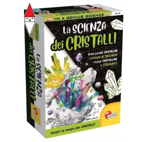 , , , GIOCO EDUCATIVO LISCIANI I M A GENIUS SCIENZA POCKET LA SCIENZA DEI CRISTALLI