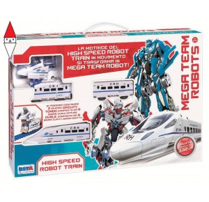 , , , ACTION FIGURE RONCHI SUPERTOYS (IMPORTAZIONE) TRENO MEGA ROBOTS