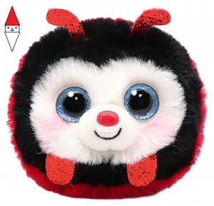 , , , PELUCHE TY PUFFIES IZZY (COCCINELLA)