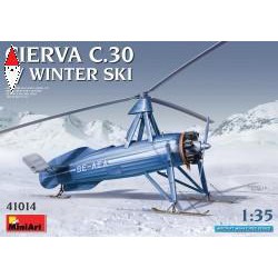 , , , MINI ART 1/35 CIERVA C.30 WITH WINTER SKI