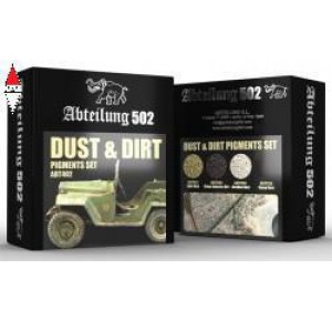 , , , PIGMENTI MODELLISMO ABTEILUNG 502 DUST AND DIRT PIGMENTS SET