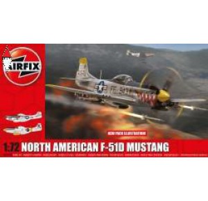 , , , AIRFIX 1/72 NORTH AMERICAN F-51D MUSTANG