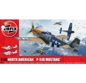 , , , AIRFIX 1/48 NORTH AMERICAN P51-D MUSTANG (FILLETLESS TAILS)