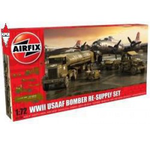 , , , AIRFIX 1/72 USAAF AIRFORCE BOMBER RESUPPLY SET