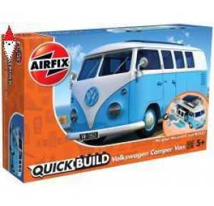 , , , AIRFIX QUICKBUILD VW CAMPER VAN - BLUE