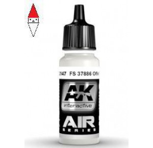 , , , ACRILICO MODELLISMO AK INTERACTIVE FS 37886 OFFWHITE 17ML