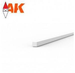 , , , AK INTERACTIVE STRIPS 0.50 X 0.50 X 350MM - STYRENE STRIP