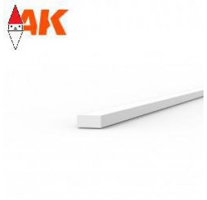 , , , AK INTERACTIVE STRIPS 0.50 X 1.00 X 350MM - STYRENE STRIP