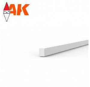 , , , AK INTERACTIVE STRIPS 0.75 X 0.50 X 350MM - STYRENE STRIP