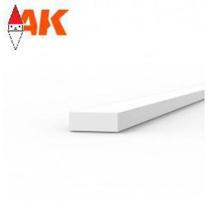 , , , AK INTERACTIVE STRIPS 0.75 X 2.00 X 350MM - STYRENE STRIP