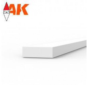 , , , AK INTERACTIVE STRIPS 1.00 X 3.00 X 350MM - STYRENE STRIP