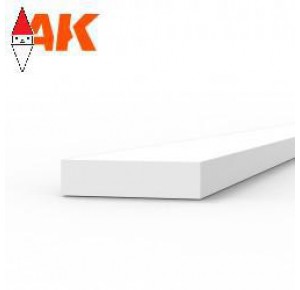 , , , AK INTERACTIVE STRIPS 1.00 X 4.00 X 350MM - STYRENE STRIP