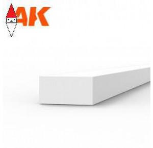 , , , AK INTERACTIVE STRIPS 1.50 X 3.00 X 350MM - STYRENE STRIP