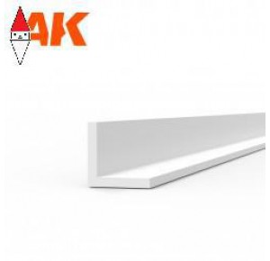 , , , AK INTERACTIVE ANGLE 2.0 X 2.0 X 350MM - STYRENE STRIP