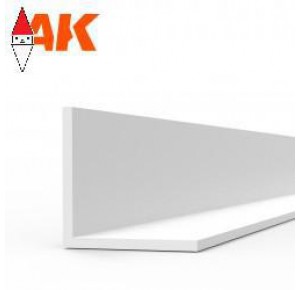 , , , AK INTERACTIVE ANGLE 3.5 X 3.5 X 350MM - STYRENE STRIP