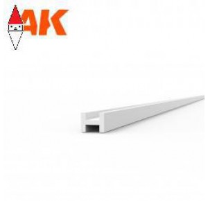 , , , AK INTERACTIVE BEAMS I SHAPE 1.5 X 1.2 X 350MM X 4UNITS - STYRENE